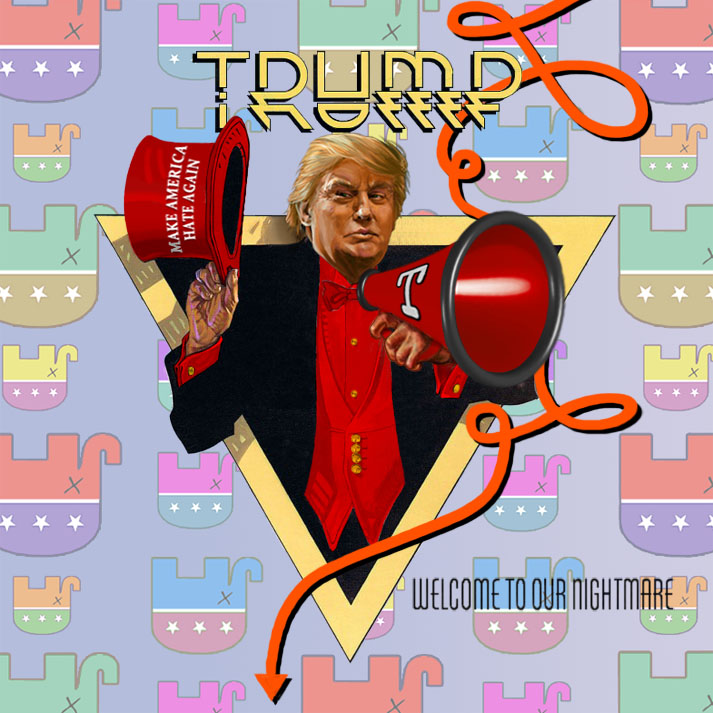 Album cover parody of Welcome To My Nightmare (Expanded & Remastered) by Warner Bros Mod Afw by Alice Cooper